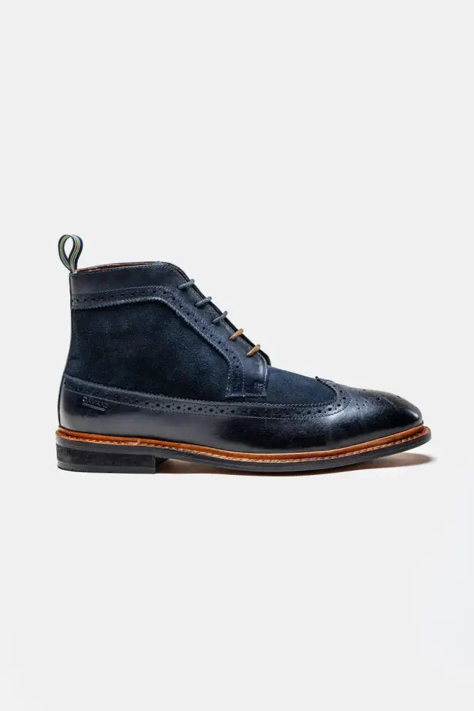 Premium Navy Men's Boots - Cavani Bosworth