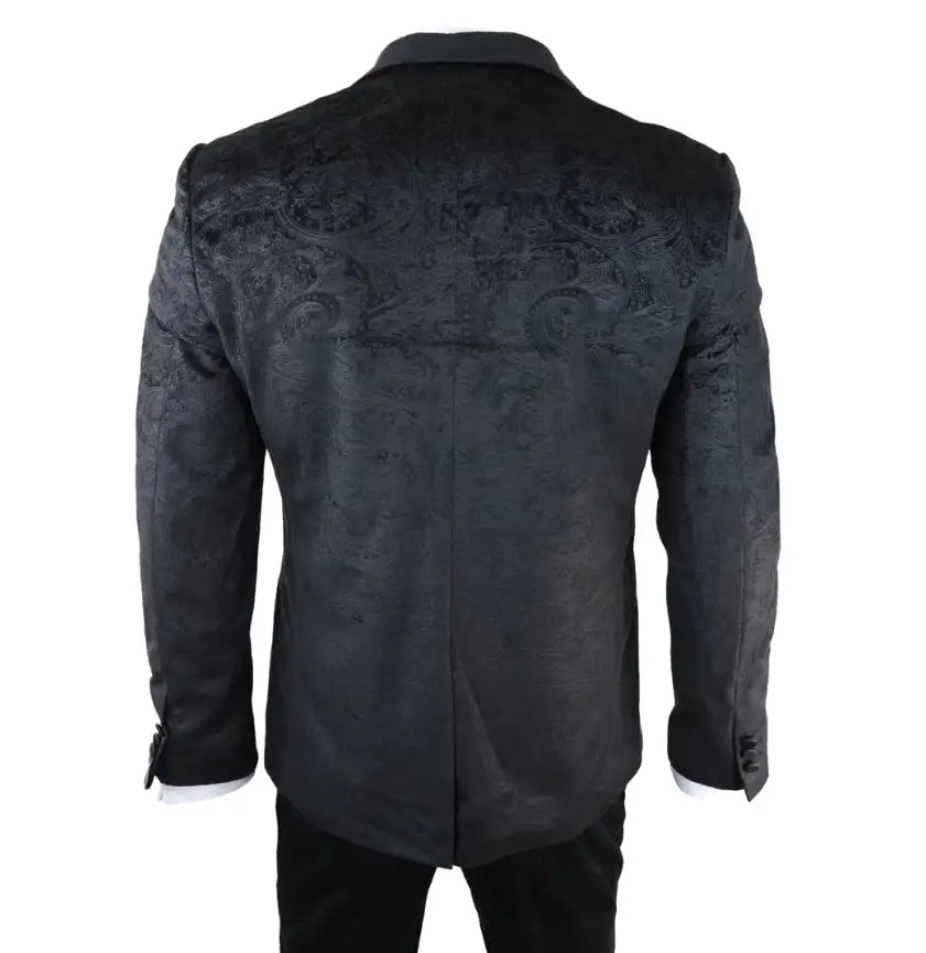 Black Velvet Paisley Tuxedo