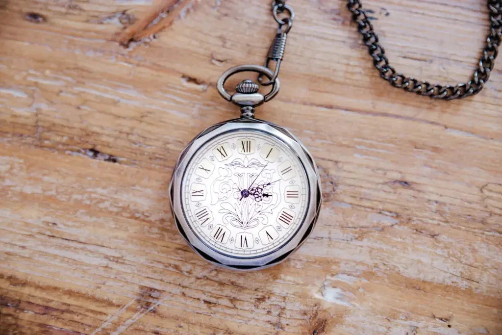 Steel pocket watch arthur - pocketwatch