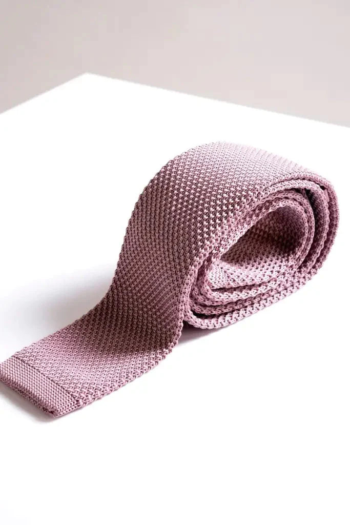 Tie Marc Darcy pink knitted