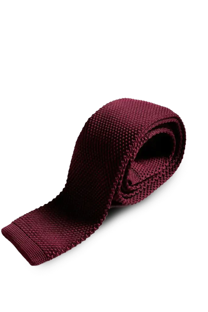 Tie Marc Darcy wine knitted