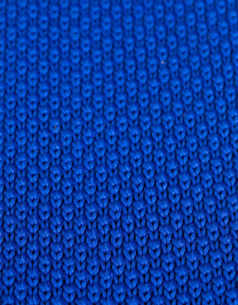 Necktie ocean blue knitted - Garrison Limited ocean blue