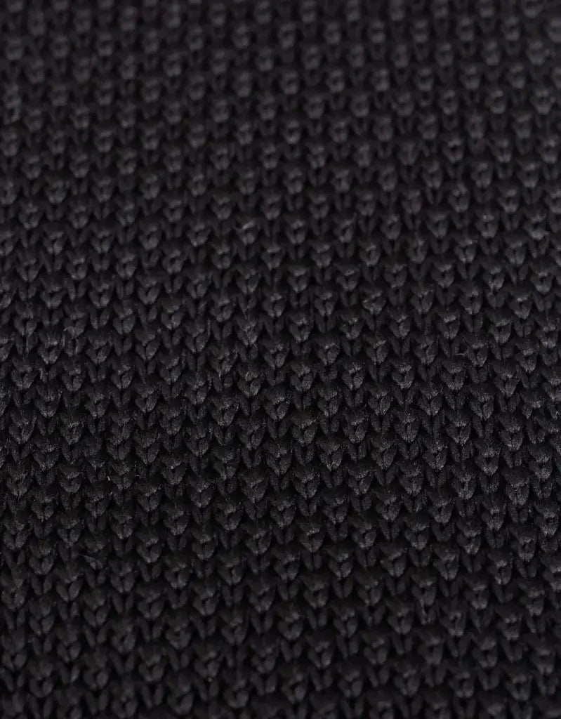 Tie Black Knitted - Garrison Limited Black