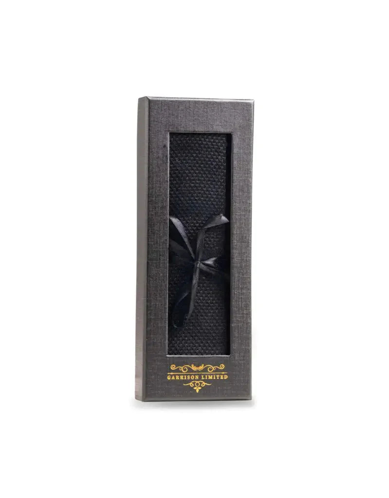 Tie Black Knitted - Garrison Limited Black