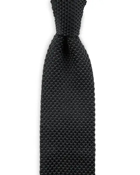 Black Knit Tie - Sir Redman