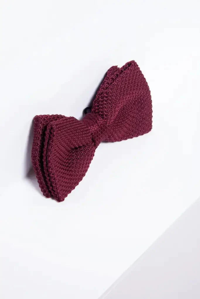 Bow tie Marc Darcy in wine double layer - bow tie