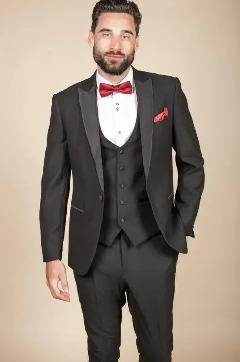 Black Three-Piece Tuxedo