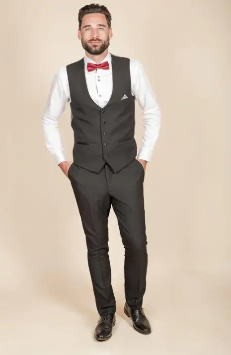 Black Three-Piece Tuxedo