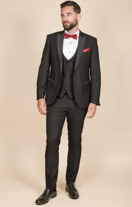 Black Three-Piece Tuxedo